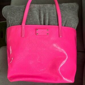 Hot pink Kate Spade tote